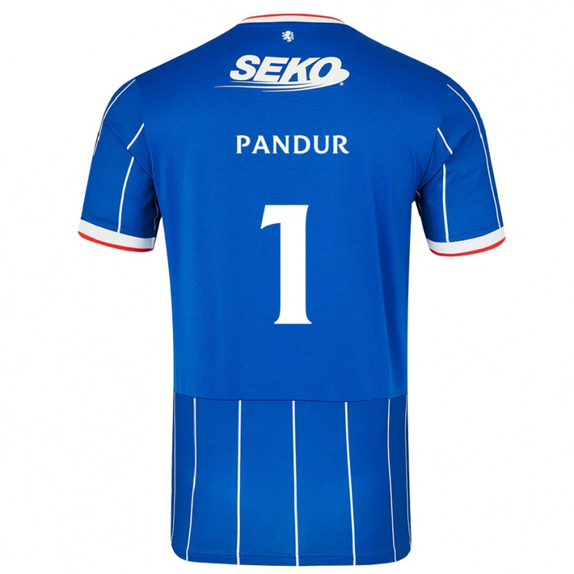Danxen Hombre Camiseta Ivor Pandur #1 Rojo Azul Blanco 1ª Equipación 2026/27 La Camisa México