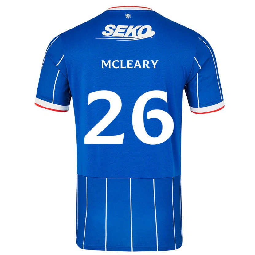 Danxen Hombre Camiseta Jodi Mcleary #26 Rojo Azul Blanco 1ª Equipación 2026/27 La Camisa México