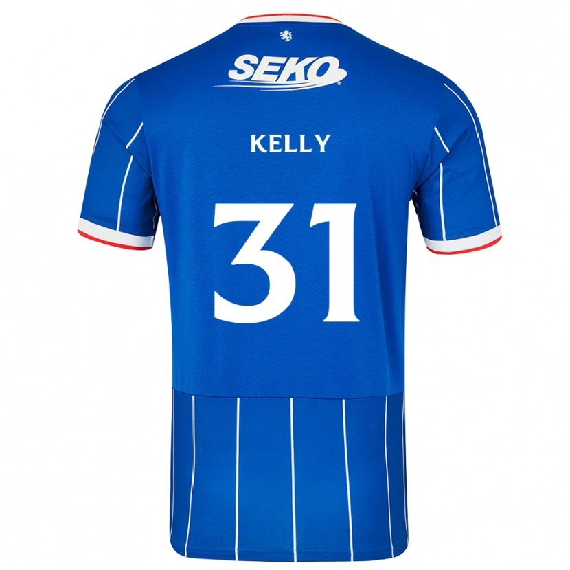 Danxen Hombre Camiseta Liam Kelly #31 Rojo Azul Blanco 1ª Equipación 2026/27 La Camisa México