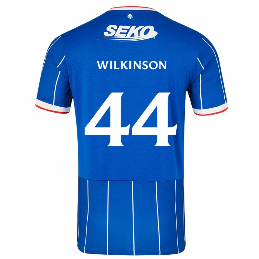 Danxen Hombre Camiseta Katie Wilkinson #44 Rojo Azul Blanco 1ª Equipación 2026/27 La Camisa México