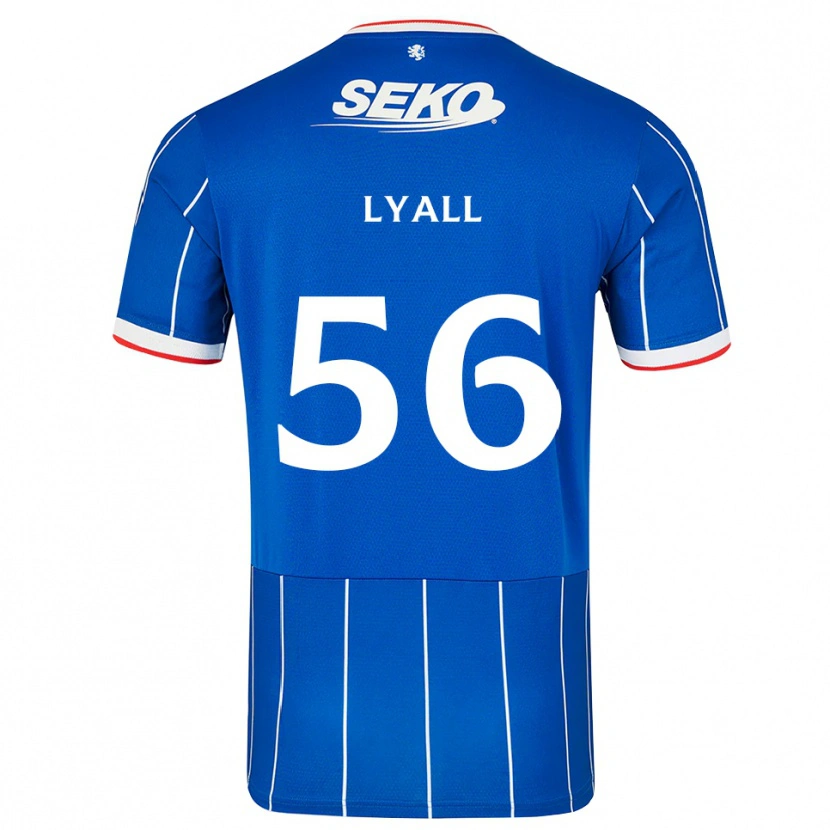 Danxen Hombre Camiseta Arron Lyall #56 Rojo Azul Blanco 1ª Equipación 2026/27 La Camisa México