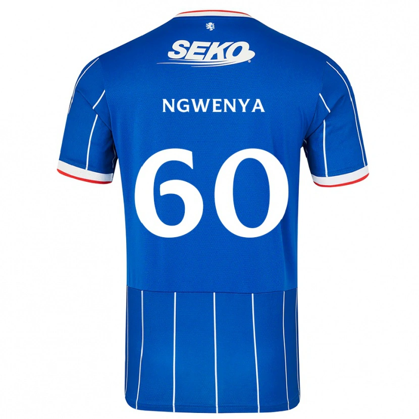 Danxen Hombre Camiseta Corey Ngwenya #60 Rojo Azul Blanco 1ª Equipación 2026/27 La Camisa México