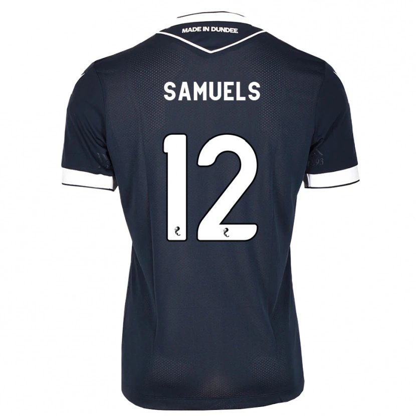 Danxen Hombre Camiseta Imari Samuels #12 Azul Medianoche Blanco 1ª Equipación 2026/27 La Camisa México
