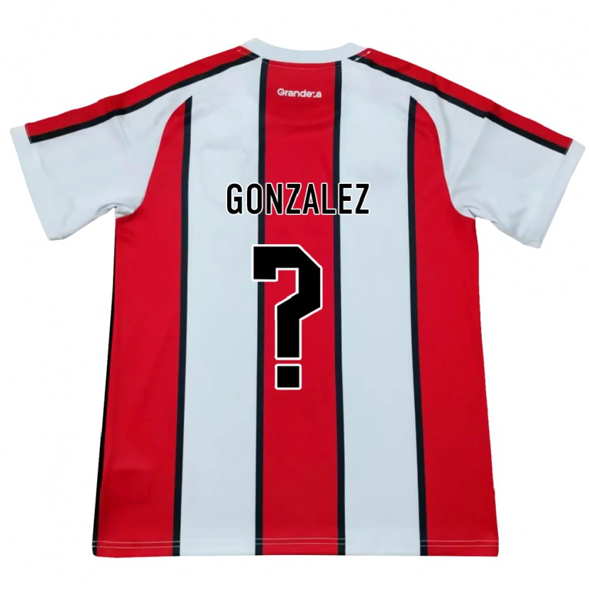 Danxen Hombre Camiseta Alexis González #0 Blanco Rojo Negro 2ª Equipación 2026/27 La Camisa México