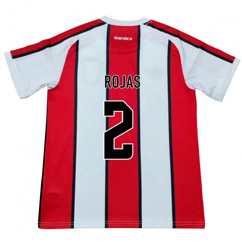 Danxen Hombre Camiseta Robert Rojas #2 Blanco Rojo Negro 2ª Equipación 2026/27 La Camisa México