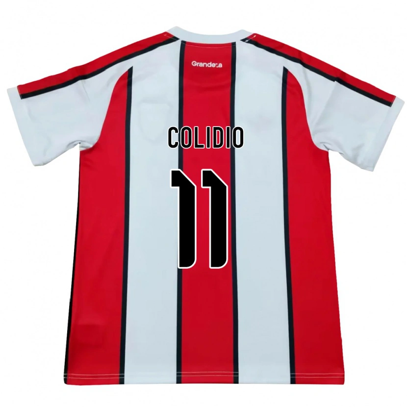 Danxen Hombre Camiseta Facundo Colidio #11 Blanco Rojo Negro 2ª Equipación 2026/27 La Camisa México