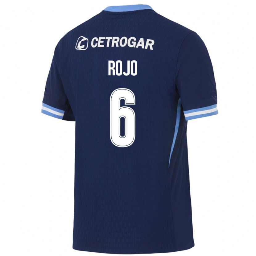Danxen Hombre Camiseta Marcos Rojo #6 Azul Real Azul Claro Blanco 2ª Equipación 2026/27 La Camisa México