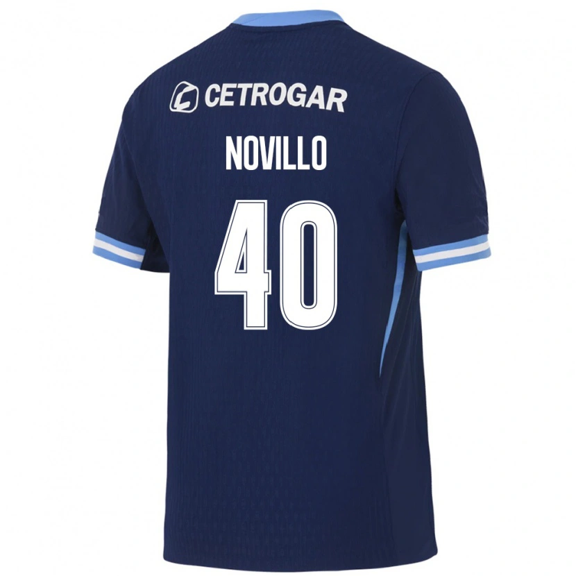 Danxen Hombre Camiseta Joaquin Novillo #40 Azul Real Azul Claro Blanco 2ª Equipación 2026/27 La Camisa México