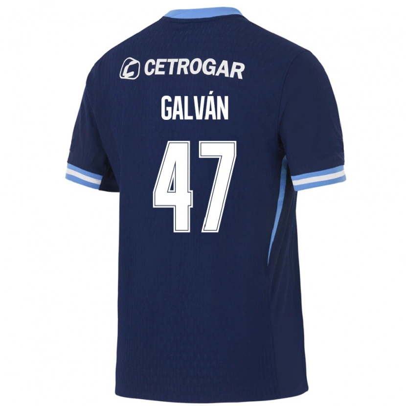 Danxen Hombre Camiseta Ignacio Galvan #47 Azul Real Azul Claro Blanco 2ª Equipación 2026/27 La Camisa México