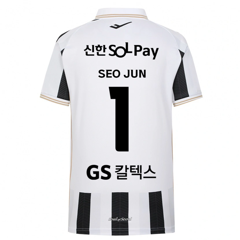 Danxen Hombre Camiseta Seo-Jun Lee #1 Blanco Negro 2ª Equipación 2026/27 La Camisa México