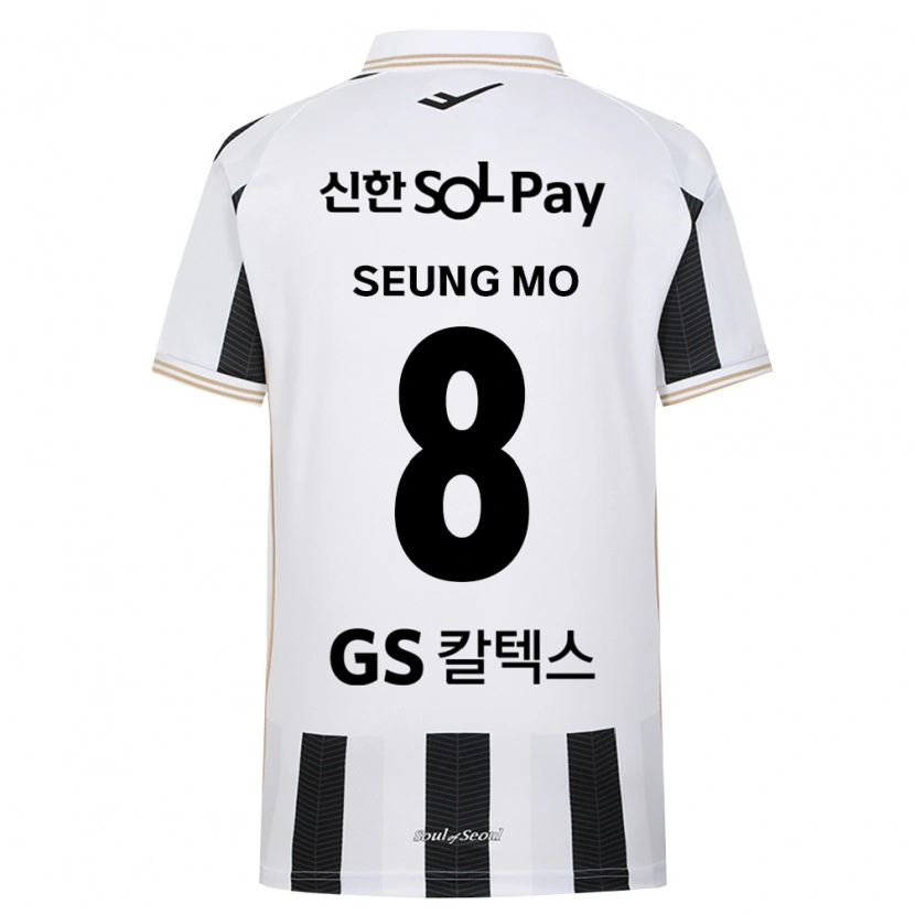 Danxen Hombre Camiseta Seung-Mo Lee #8 Blanco Negro 2ª Equipación 2026/27 La Camisa México