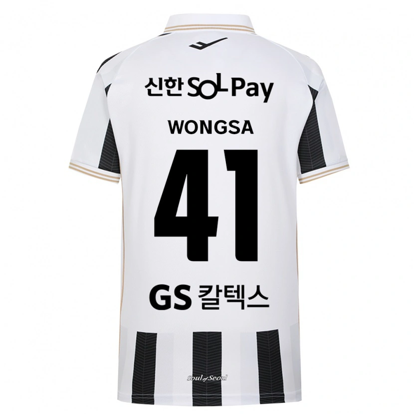 Danxen Hombre Camiseta Pasawat Wongsa #41 Blanco Negro 2ª Equipación 2026/27 La Camisa México