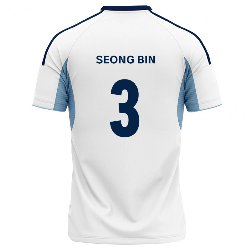 Danxen Hombre Camiseta Seong-Bin Jung #3 Azul Real Blanco 2ª Equipación 2026/27 La Camisa México