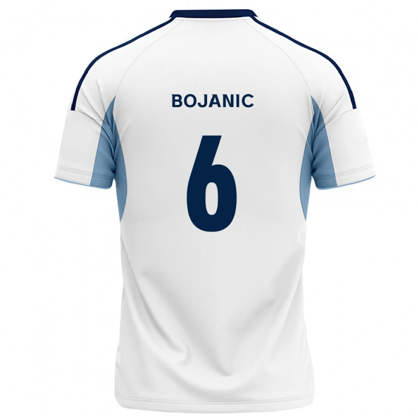 Danxen Hombre Camiseta Darijan Bojanic #6 Azul Real Blanco 2ª Equipación 2026/27 La Camisa México
