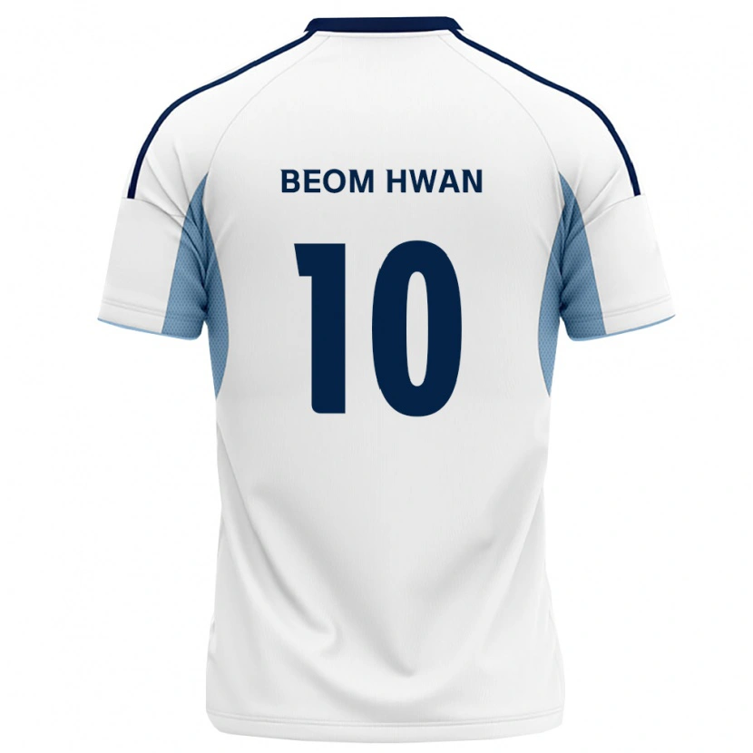 Danxen Hombre Camiseta Beom-Hwan Kim #10 Azul Real Blanco 2ª Equipación 2026/27 La Camisa México