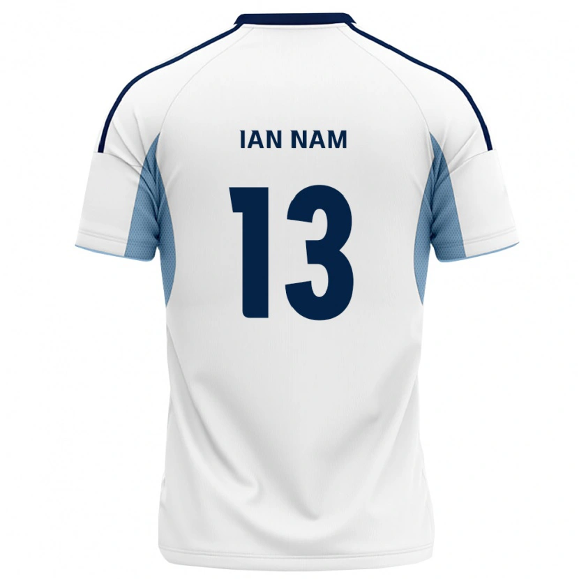 Danxen Hombre Camiseta Ian Nam #13 Azul Real Blanco 2ª Equipación 2026/27 La Camisa México