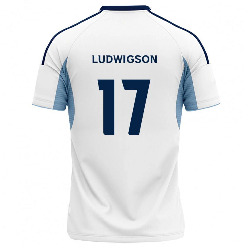 Danxen Hombre Camiseta Gustav Ludwigson #17 Azul Real Blanco 2ª Equipación 2026/27 La Camisa México