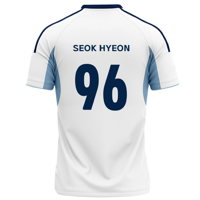 Danxen Hombre Camiseta Seok-Hyeon Choi #96 Azul Real Blanco 2ª Equipación 2026/27 La Camisa México