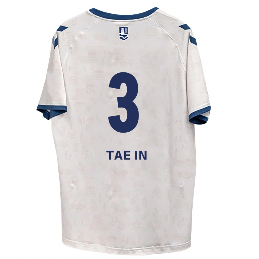 Danxen Hombre Camiseta Tae-In Yoon #3 Azul Real Blanco 2ª Equipación 2026/27 La Camisa México
