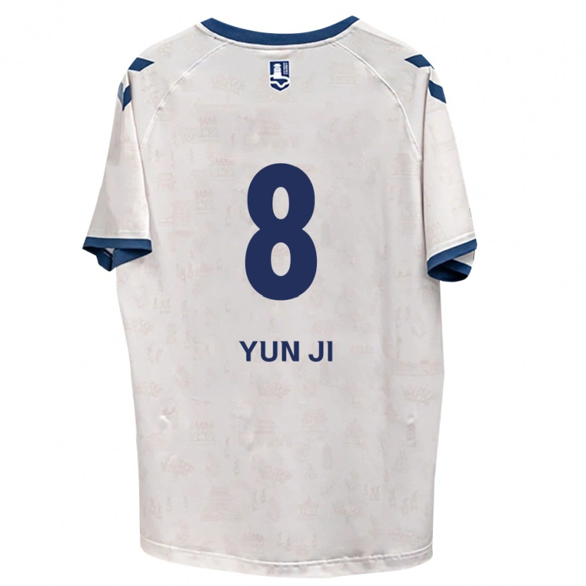 Danxen Hombre Camiseta Yun-Ji Kim #8 Azul Real Blanco 2ª Equipación 2026/27 La Camisa México