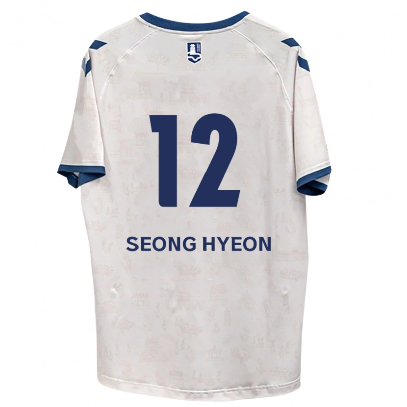 Danxen Hombre Camiseta Seong-Hyeon Choi #12 Azul Real Blanco 2ª Equipación 2026/27 La Camisa México