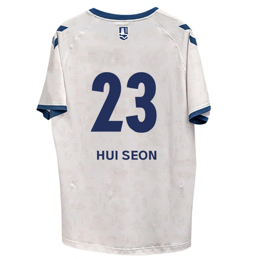 Danxen Hombre Camiseta Hui-Seon Kwon #23 Azul Real Blanco 2ª Equipación 2026/27 La Camisa México