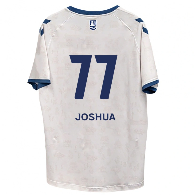 Danxen Hombre Camiseta Joshua Eui-Jin Chung #77 Azul Real Blanco 2ª Equipación 2026/27 La Camisa México