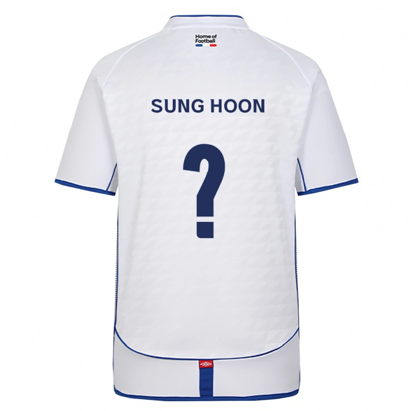 Danxen Hombre Camiseta Sung-Hoon Kwak #0 Negro Blanco Rojo 2ª Equipación 2026/27 La Camisa México