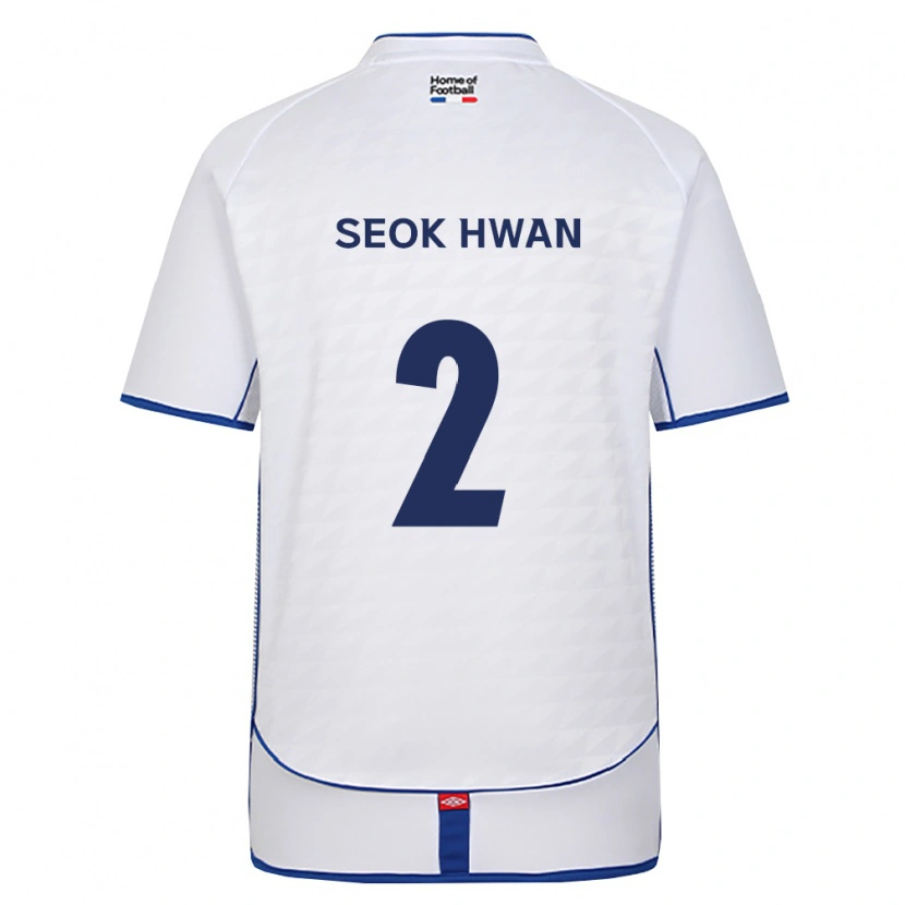 Danxen Hombre Camiseta Seok-Hwan Jang #2 Negro Blanco Rojo 2ª Equipación 2026/27 La Camisa México