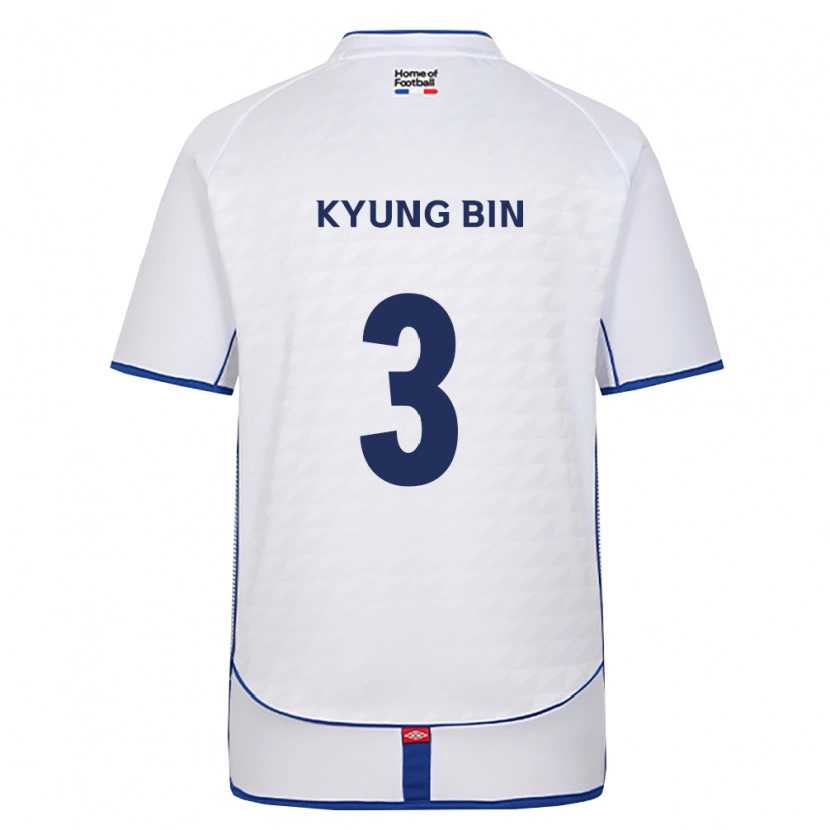 Danxen Hombre Camiseta Kyung-Bin Mo #3 Negro Blanco Rojo 2ª Equipación 2026/27 La Camisa México
