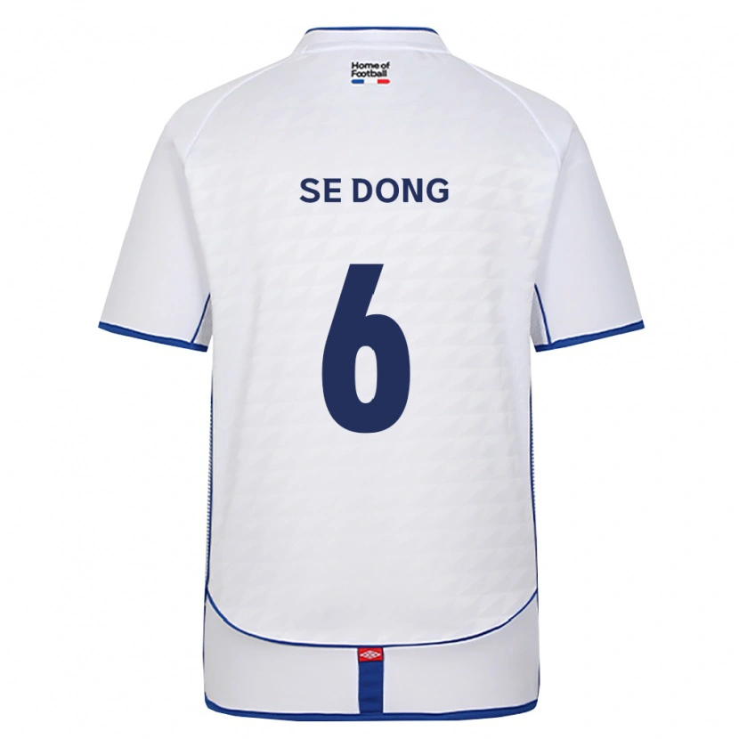 Danxen Hombre Camiseta Se-Dong Chang #6 Negro Blanco Rojo 2ª Equipación 2026/27 La Camisa México