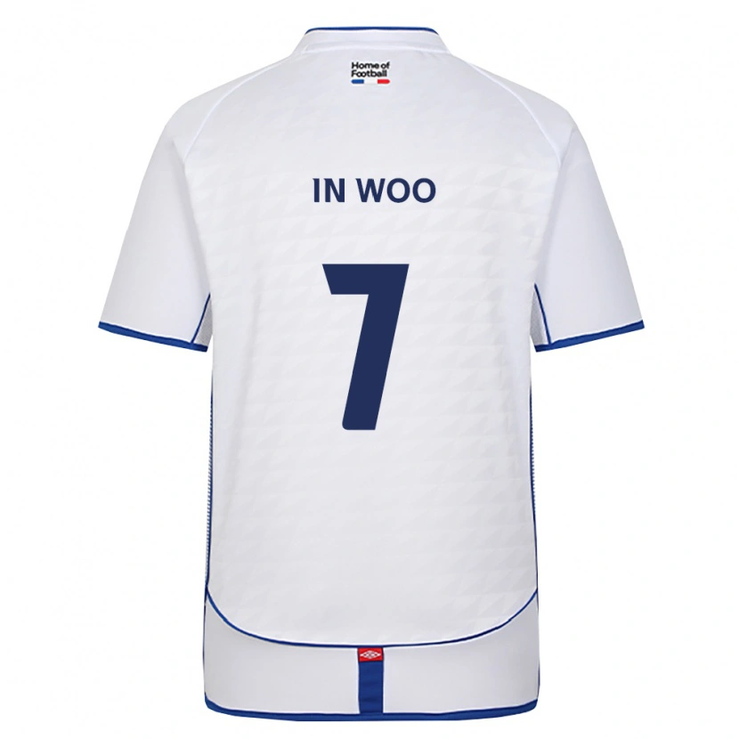 Danxen Hombre Camiseta In-Woo Lee #7 Negro Blanco Rojo 2ª Equipación 2026/27 La Camisa México