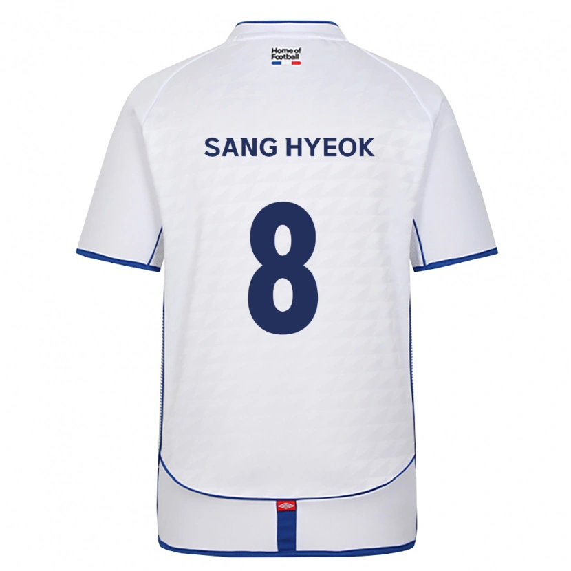 Danxen Hombre Camiseta Sang-Hyeok Park #8 Negro Blanco Rojo 2ª Equipación 2026/27 La Camisa México