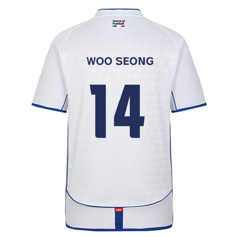 Danxen Hombre Camiseta Woo-Seong Seo #14 Negro Blanco Rojo 2ª Equipación 2026/27 La Camisa México