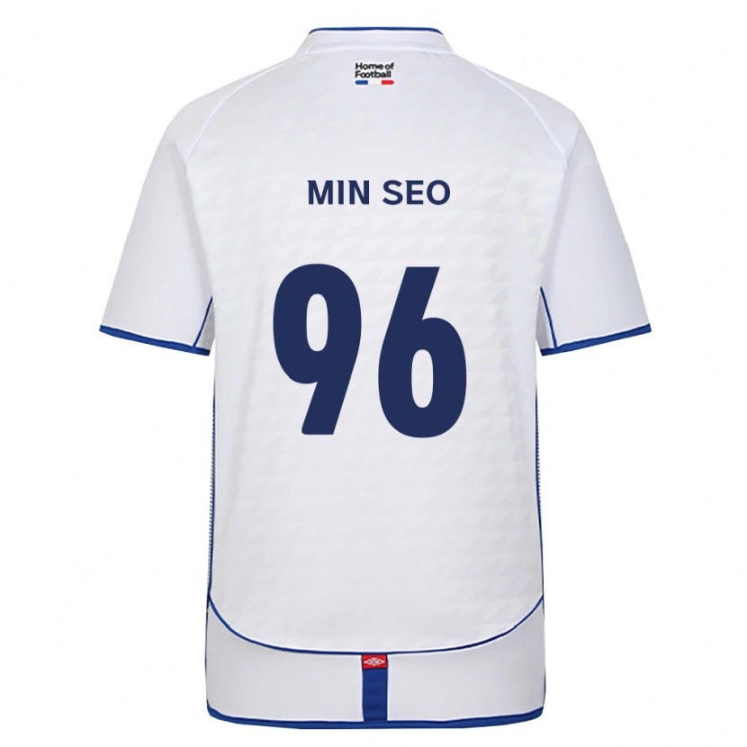 Danxen Hombre Camiseta Min-Seo Koo #96 Negro Blanco Rojo 2ª Equipación 2026/27 La Camisa México