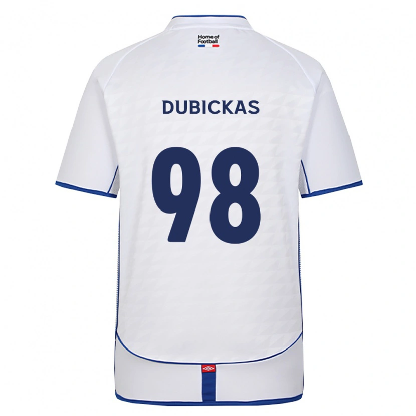 Danxen Hombre Camiseta Edgaras Dubickas #98 Negro Blanco Rojo 2ª Equipación 2026/27 La Camisa México