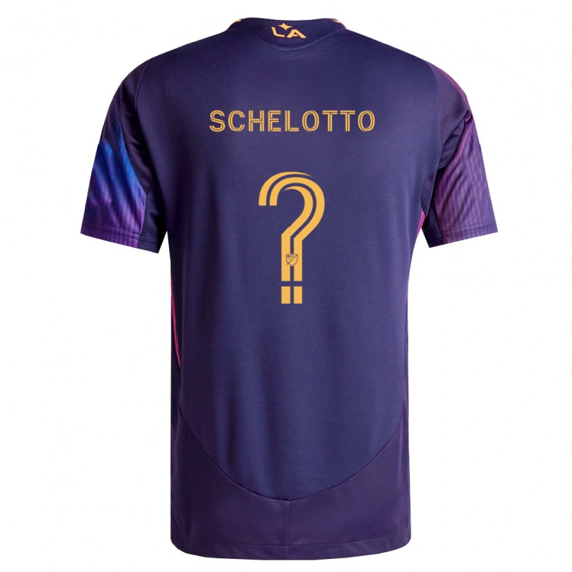 Danxen Hombre Camiseta Nicolas Barros Schelotto #0 Morado Profundo Amarillo 2ª Equipación 2026/27 La Camisa México