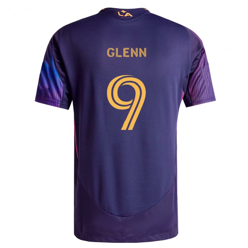 Danxen Hombre Camiseta Jordan Glenn #9 Morado Profundo Amarillo 2ª Equipación 2026/27 La Camisa México