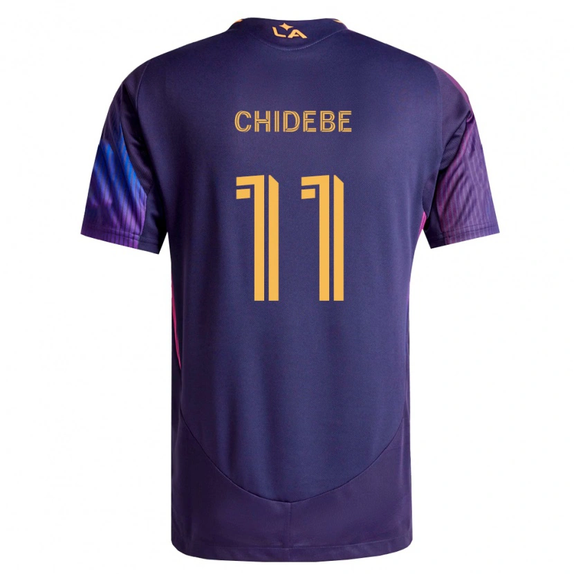 Danxen Hombre Camiseta Ikenna Chidebe #11 Morado Profundo Amarillo 2ª Equipación 2026/27 La Camisa México