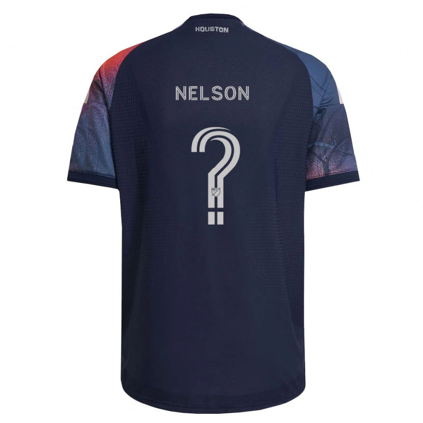 Danxen Hombre Camiseta Michael Nelson #0 Azul Profundo Blanco Naranja 2ª Equipación 2026/27 La Camisa México