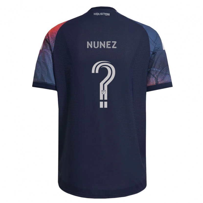 Danxen Hombre Camiseta José Núñez #0 Azul Profundo Blanco Naranja 2ª Equipación 2026/27 La Camisa México