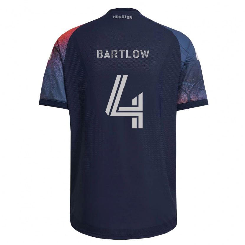 Danxen Hombre Camiseta Ethan Bartlow #4 Azul Profundo Blanco Naranja 2ª Equipación 2026/27 La Camisa México