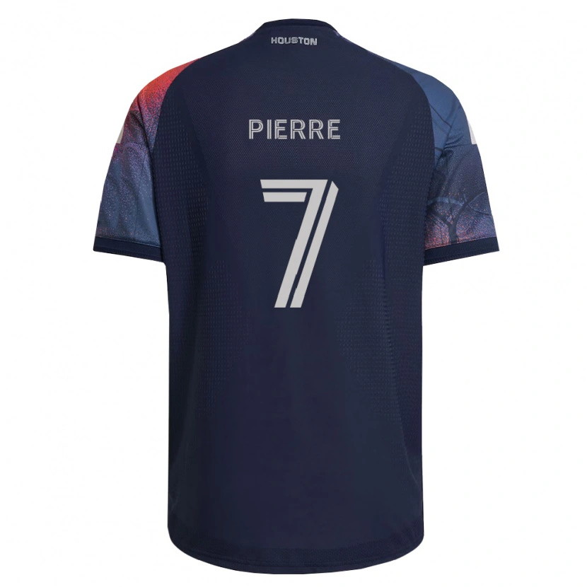 Danxen Hombre Camiseta Kenzynton Pierre #7 Azul Profundo Blanco Naranja 2ª Equipación 2026/27 La Camisa México