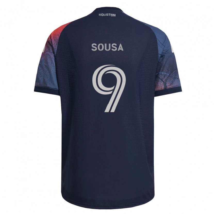 Danxen Hombre Camiseta Arthur Sousa #9 Azul Profundo Blanco Naranja 2ª Equipación 2026/27 La Camisa México