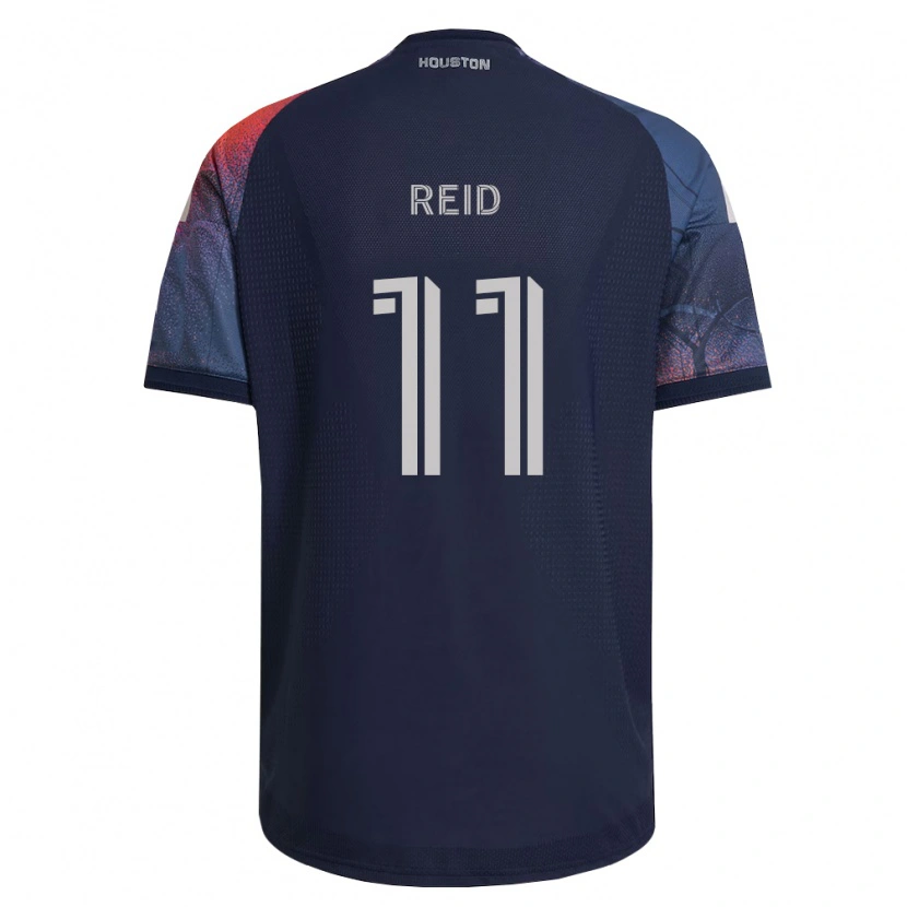 Danxen Hombre Camiseta Isaiah Reid #11 Azul Profundo Blanco Naranja 2ª Equipación 2026/27 La Camisa México