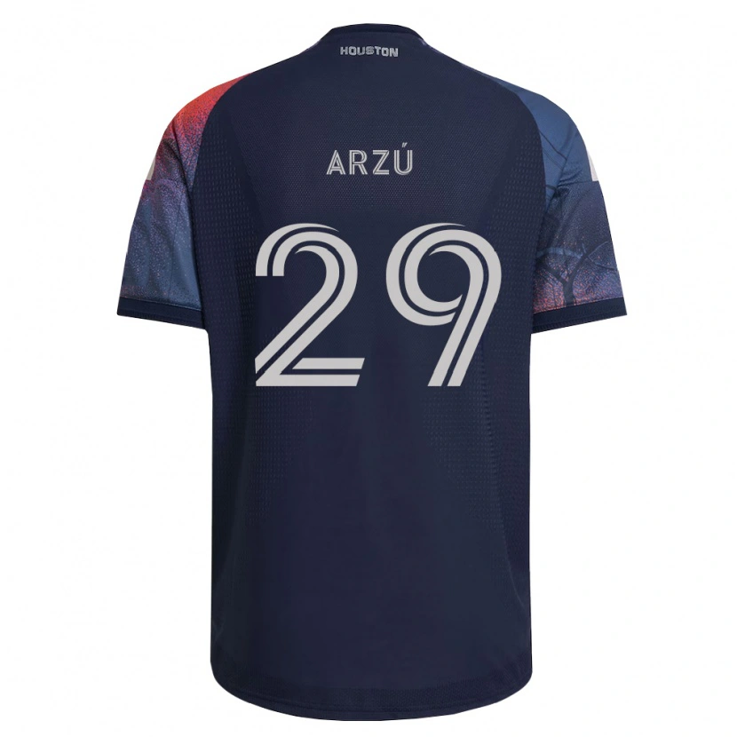 Danxen Hombre Camiseta Exon Arzú #29 Azul Profundo Blanco Naranja 2ª Equipación 2026/27 La Camisa México