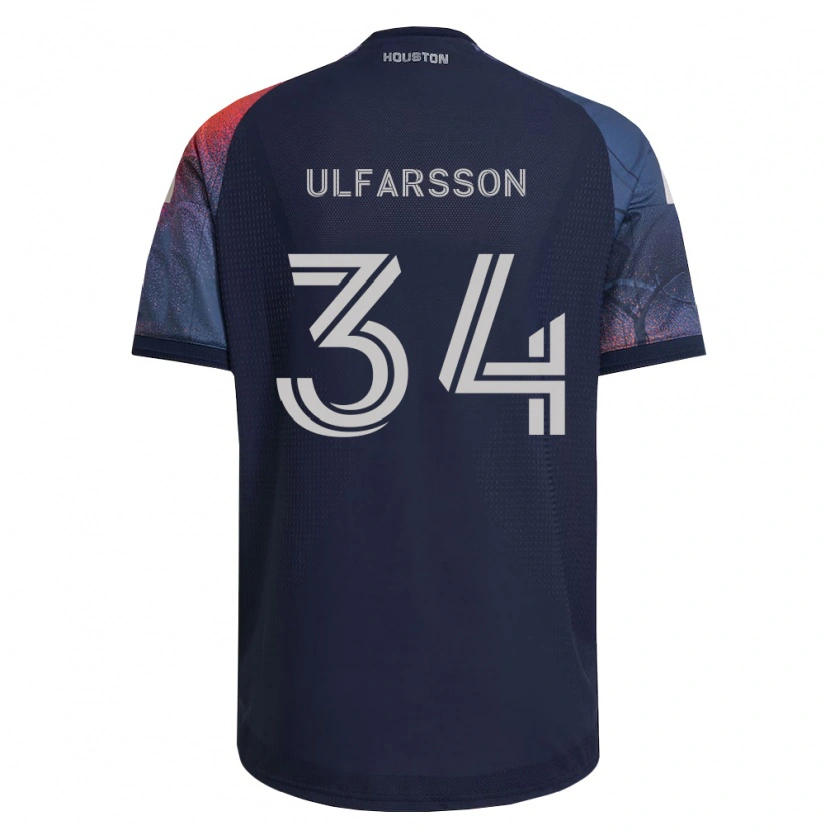 Danxen Hombre Camiseta Thor Úlfarsson #34 Azul Profundo Blanco Naranja 2ª Equipación 2026/27 La Camisa México