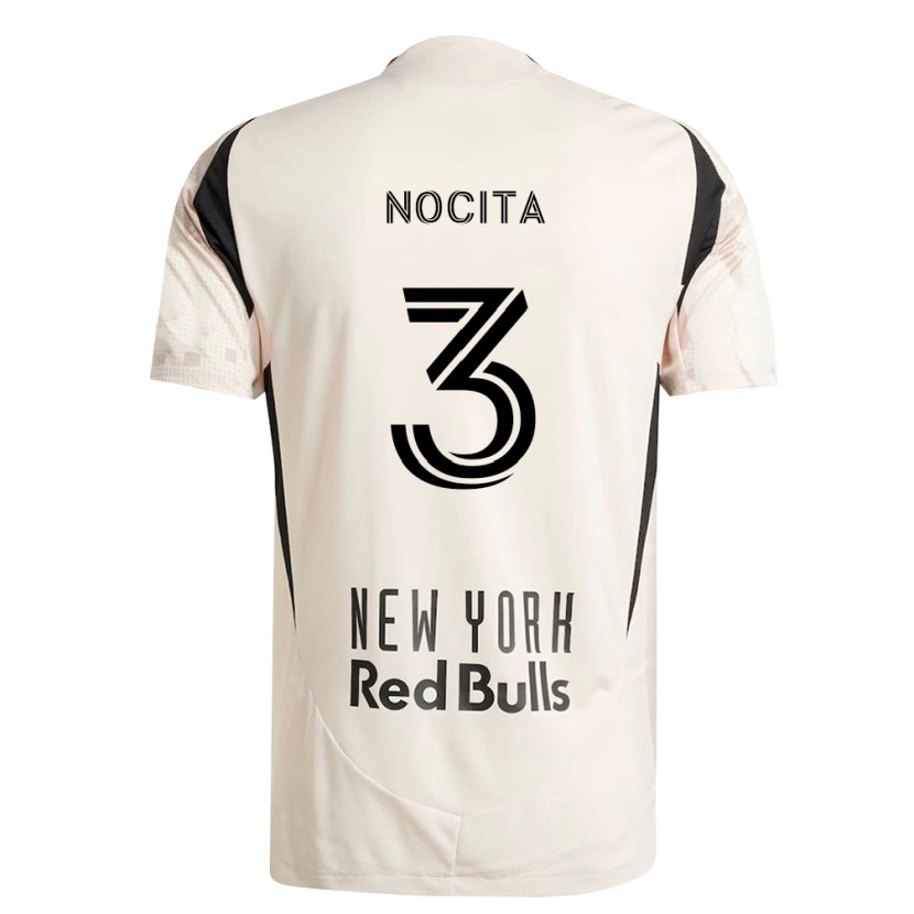 Danxen Hombre Camiseta Matthew Nocita #3 Blanco Roto Rojo Negro 2ª Equipación 2026/27 La Camisa México