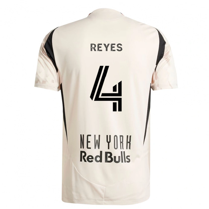 Danxen Hombre Camiseta Andrés Reyes #4 Blanco Roto Rojo Negro 2ª Equipación 2026/27 La Camisa México