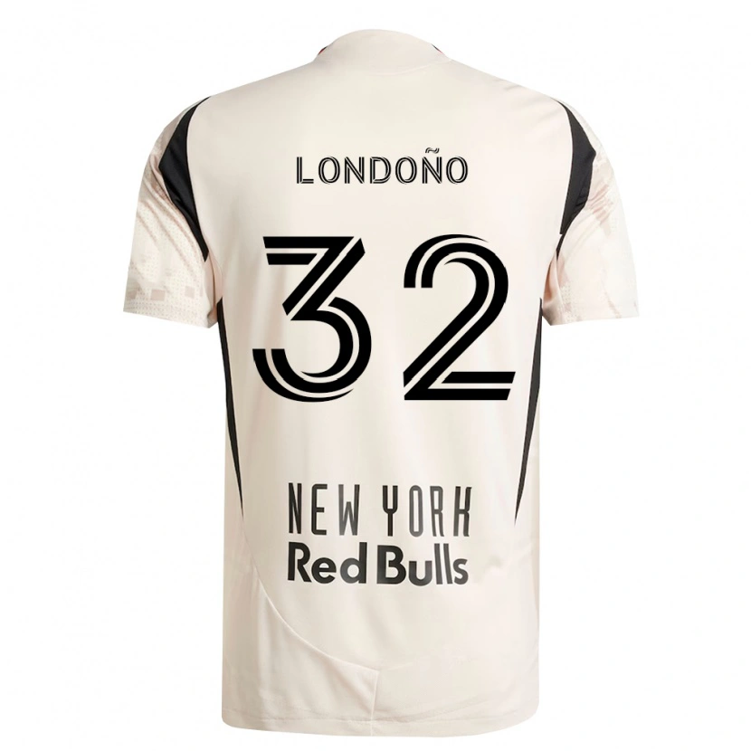 Danxen Hombre Camiseta Erick Londoño #32 Blanco Roto Rojo Negro 2ª Equipación 2026/27 La Camisa México